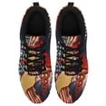 thumbnail image 2 of American Flag Nurse Running Shoes Sneakers Mesh Black Size 10.5, 2 of 5
