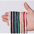 thumbnail image 3 of Cordón de macramé volteado, 100% algodón natural, 5 mm x 110 yardas, 3 of 6