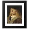 thumbnail image 2 of Venetian 16th Century 20x24 Black Modern Framed Museum Art Print Titled - Portrait of a Young Man (C. 1505), 2 of 5