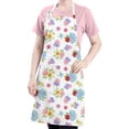 thumbnail image 5 of Pioneer Flower Floral Print Pattern Apron for Women and Men, Cotton Linen Waterproof with Pockets, Adjustable, 33x27 Inch for Kitchen, Gardening, BBQ, Salon, 5 of 6