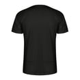 thumbnail image 4 of Yifymode Men's Waffle Knit Crew Neck Short Sleeve T-Shirt, Classic Fit Textured Breathable Casual Top Black L, 4 of 5