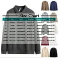 thumbnail image 2 of Men's Basic Lapel Collar Golf Sweatshirt Long Sleeve Pullover Casual Banded Bottom Stretch Polos Shirts, 2 of 5