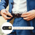thumbnail image 6 of 6Pack Button Extenders for Pants, Faux Leather Waist Extenders (Black, 2.4x1inch), 6 of 7