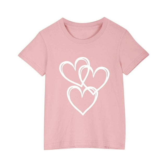 Zpanxa Chemises Filles T-Shirt à Imprimé d'Halloween Col Rond Manches Courtes Haut Mode en Coton 9 Ans