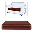 thumbnail image 2 of High Stretch PU Cushion Cover Sofa Cushion Furniture for Loveseat Seat Sofa Slipcover Sofa Cover with Elastic Bottom Cushion Covers 2 Seat, 2 of 8