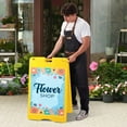 thumbnail image 2 of Jumbl A Frame Sandwich Board – 22 x 28” Display Sidewalk Sign with PVC Sign Protector (Yellow), 2 of 8