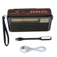 thumbnail image 2 of Small  Radio Speaker Vintage Retro Portable Solar Battery Operated for Outdoor Lighting Emergency, 2 of 7
