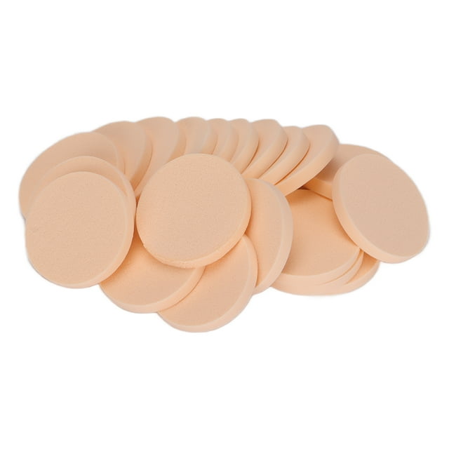 Soplo De Polvo Redondo Antibacteriano, Esponja De Maquillaje Redonda De Doble Uso Conveniente De Rebote Rápido Para Maquillaje