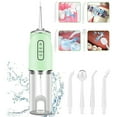 thumbnail image 1 of Flosser De Agua Dental Portátil, Irrigador Oral Eléctrico Recargable, 3 Modos, Hilo Dental De Agua, Limpiador Dental Resistente Al Agua Con 4 Boquillas Eigraketly CE007296-02, 1 of 6