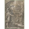 thumbnail image 2 of Camillo Procaccini 11x14 Gold Ornate Wood Frame and Double Matted Museum Art Print Titled - Martyrdom of a Female Saint (1605-9), 2 of 4