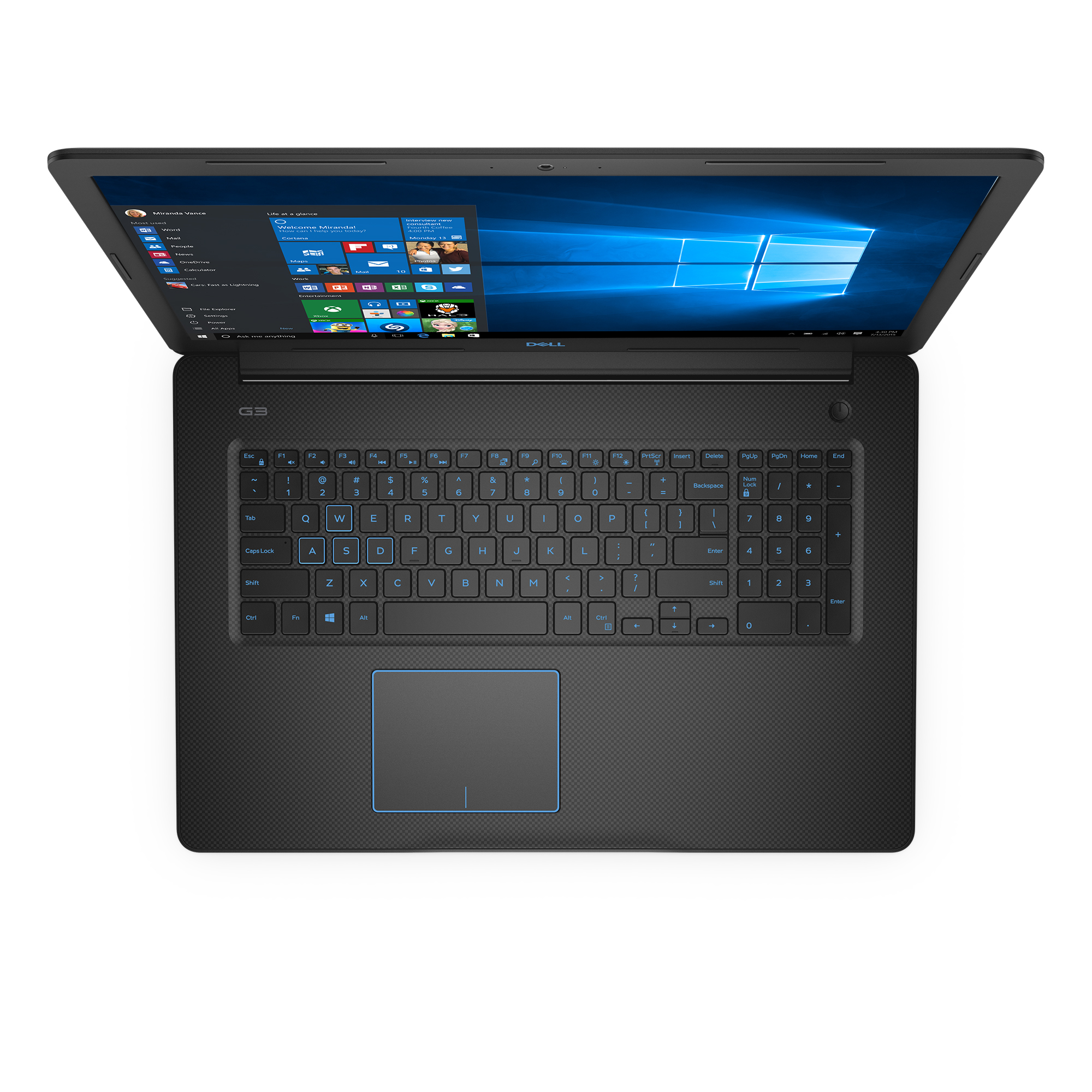 Dell G3 Gaming Laptop 17.3" Intel Core i7-8750H, NVIDIA GeForce GTX 1050Ti, 16GB RAM, 128GB SSD + 1TB HDD WIN 10, G3779-7927BLK-PUS - image 2 of 8