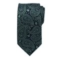 thumbnail image 3 of Star Wars Yoda Green and Blue Paisley Silk Men's Tie, 3 of 5