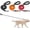 Black+Orange+Red(Pack of 3), variant on Heavy Duty Rope Dog Leash 6 Pack, 6FT Nylon Pet Leash with Reflective Thread, Soft Padded Handle Thick Lead Leash for Large Medium Dogs Small Puppy,3/8inch X 5 FT (18~120 lbs)