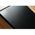 thumbnail image 4 of Lugano 55" Matte Black Glass and Maple Wall Mount Bathroom Vanity, 4 of 9
