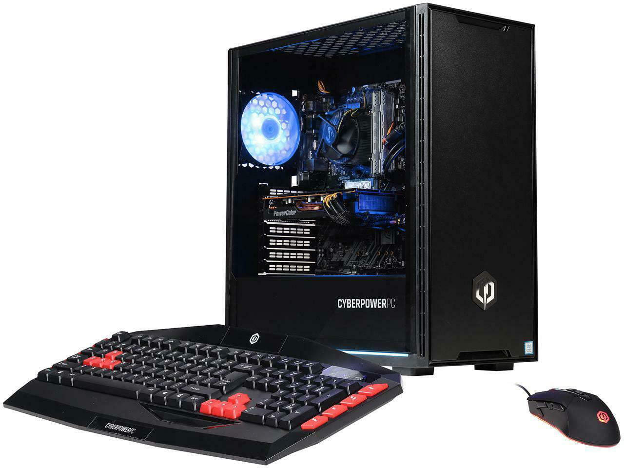 CyberpowerPC - Gaming Desktop PC - Intel Core i5-9600K (3.70 GHz) AMD