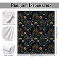 thumbnail image 2 of Moody Vintage Floral Throw Blanket for Couch, Cottagecore Home Decor, Dark Cottagecore Wildflower Plant Botanical Throw Blanket for Bedroom Living Room Home Decoration, 50x60 Inches, 2 of 12