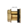 thumbnail image 4 of Uxcell G3/4 Female G1 Male Pipe Fitting Brass Bulkhead Fitting with Silicone Gasket, 4 of 6