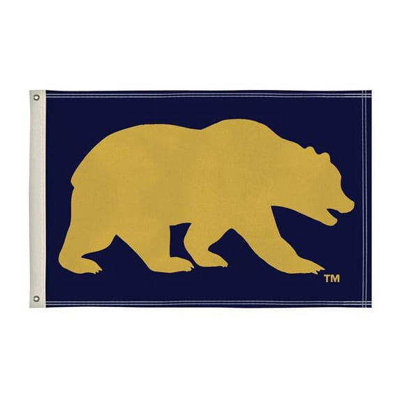 Victory Corps California Bears College Sports Printed Flag - NCAA Licensed - Super Polyester - Single-Sided 2' x 3' School Banner (Navy Blue, Gold)