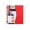 A002- B, variant on 3-Ring Binder, Binder Organizer for Desk, Paper Organizer Classroom, Document Storage Organizer, 12X10 in 1Pc Us-Standard 3-Hole Loose Leaf Folder with Cat Face Clips That Holds