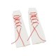 thumbnail image 3 of Calcetines holgados para muñecas en miniatura 1/6, accesorio elegante, regalo multifuncional. Blanco Rojo, 3 of 9