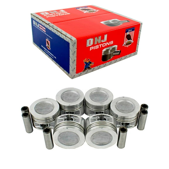 DNJ P421 Standard Complete Piston Set Fits Cars & Trucks 86-92 Ford Ranger Bronco II 2.9L OHV