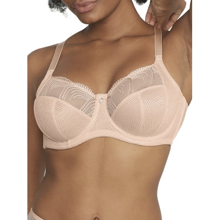 

Parfait Pearl Unlined Side Support Underwire Bra (P60923) 38D Cameo Rose