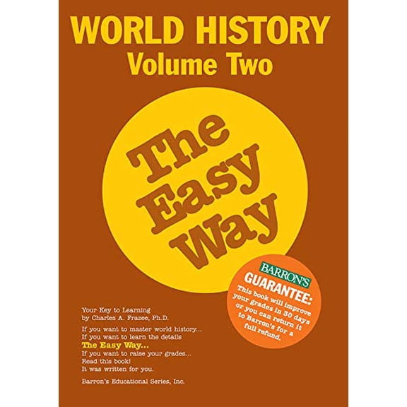 Pre-Owned World History the Easy Way Volume Two (Barron's Easy Way) (Paperback) 0812097661 9780812097665