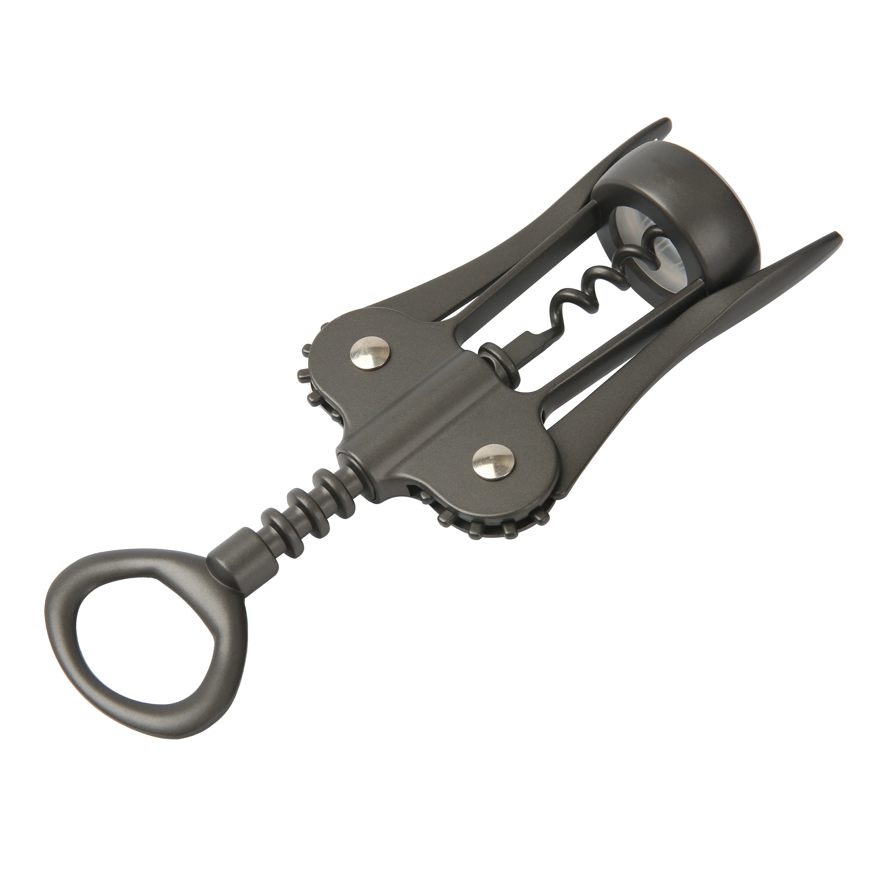 Better Homes and Gardens Winged Black Zinc Alloy Corkscrew with Bottle Opener