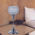 thumbnail image 1 of Candelabro de cristal elegante Perfecl decoración de mesa Plata 120x330mm, 1 of 8