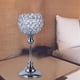 thumbnail image 3 of Candelabro de cristal para centro de mesa de boda, adorno para velas de té, candelabro para el hogar 120x330mm, 3 of 9