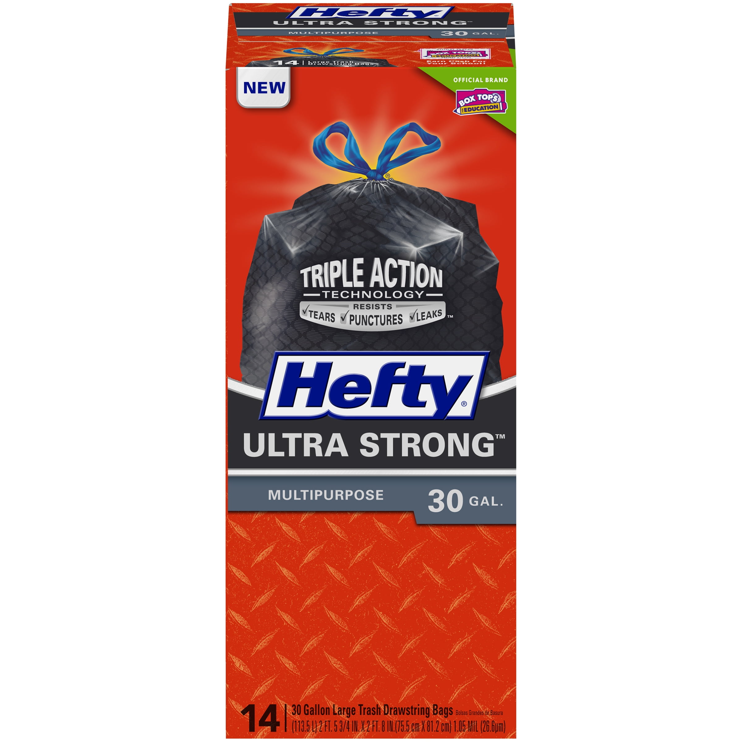 Hefty Ultra Stong 33 Gallon Trash Bags (90 ct.) - Trash Bags, 1 - Jay C  Food Stores