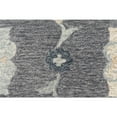 thumbnail image 6 of LR Home Wade 2' x 3' Dark Gray/Blue Floral Wool Indoor Area Rug, 6 of 6