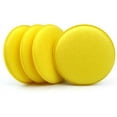 thumbnail image 6 of GIXUSIL 12Pcs 4 inch Wax Foam Applicator Pad, Car Polishing and Waxing Sponge, Polyurethane Waxing Sponge, Cleaning and Car Washing Soft Sponge, Round Shaped Pressing Foam Sponge Cleaning Tool, Yellow, 6 of 8