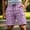Purple, variant on Havenx Men's Casual Cargo Shorts Elastic Waist Drawstring Shorts with Multi Pockets Stretch Knee Length Short Pants Comfort Athletic Relaxed Fit Outdoor Work Clothing,Light Gray M