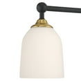 thumbnail image 3 of Possini Euro Design Possini Euro Zaragoza 32" Wide Gold and Black 4-Light Bath Light, 3 of 9