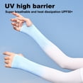 thumbnail image 4 of 5 pares de mangas de hielo de color degradado, mangas de protección solar, protectores de brazos para ciclismo al aire libre, mangas de hielo anti-ultravioleta, 4 of 7