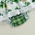 thumbnail image 7 of Okbabeha Baby Girls St. Patrick's Day Outfits 0 3 6 9 12 18 24M Sequins Romper Shamrock  one-piece  Jumpsuit Skirt Summer Clothes, 7 of 7