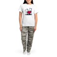 thumbnail image 4 of CafePress - Heartfelt Westies Women's Light Pajamas - Women's Short Sleeve Print T-Shirt and Pants Light Cotton Pajama Set, 4 of 7