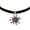 Blue, variant on YIEMEEN Edelweiss Flower Pendant Necklace Choker Clavicle Chain Jewelry Gift for Women