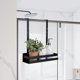 thumbnail image 1 of Estante de ducha colgante a prueba de óxido, diseño que ahorra espacio y optimiza el almacenamiento de su baño, ganchos antiarañazos que garantizan la seguridad y protección de sus puertas de vidrio,, 1 of 5