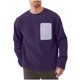 thumbnail image 1 of pstuiky camisa de manga larga para hombre, Sudadera con cuello redondo, manga larga, color liso, para hombre, cómoda y cálida para el hogar salir tops m, 1 of 9