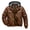 Camel Velvet Lined, variant on Boys Faux Leather Jacket Windproof & Waterproof Winter Coat with Fleece Lining PU Motorcycle Hooded Jacket Kids Bomber Jacket for Cold Weather Coffee Velvet Lined 10-12