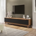 thumbnail image 1 of Mueble TV 85" Kappesberg 218cm con 3 Puertas Canela/Negro, 1 of 10
