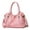 Pink, variant on Willtoo Fashion Handbags for Women Large Tote Shoulder Bag PU Leather Crossbody Purse Ladies Work Satchel Bags