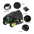 thumbnail image 5 of Pomoko 56 x 26.5x 36 in Black Universal Fit Lawn Mower Covers, Waterproof, 5 of 6