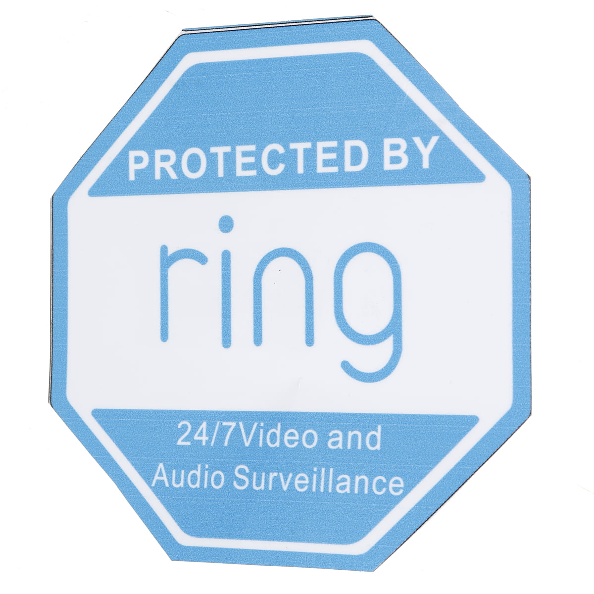 Set of 5 Doorbell Sticker Decal Security Nest Camera Surveillance Sign Outdoor 