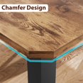 thumbnail image 3 of Eastvita 78-Inch Industrial Kitchen Table for 6-8 People Wide/Large Rectangular Dining Table for Kitchen/Dining Room//Living Room (Brown), 3 of 5