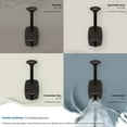 thumbnail image 6 of Amerock Vicinity Traditional Double Prong Oil-Rubbed Bronze Wall Hook, 6 of 9