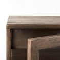 thumbnail image 7 of Arelius 20L x 18W x 26H  Medium Brown Wood W/ Black Metal Frame End/Side Table, 7 of 7