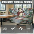 thumbnail image 4 of XYZCANDO Snowman RV Dinette Cushion Cover Camper Decor Sofa Covers Washable Bench Cushion for Loveseat Stylish Furniture Covers for Sofa and Loveseat, 4 of 7